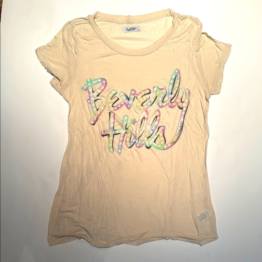 Lauren Moshi Beverly Hills Beige Tee